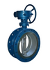 Marine Flange Type Worm and Gear Operated Metal Seat Butterfly Valve (Type 3FW-DF27) Dalian Standard