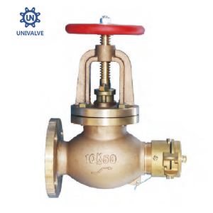 Marine Valve Flange F7334A JIS 5K&10K Bronze Hose Globe Valve Nakajima System