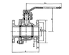 Marine PN 1.6/4.0 Mpa FLANGE STAINLESS STEEL BALL BALVE HDMV81-00