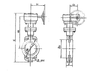 Marine Wafer Type Double Eccentric Worm Gear Operated Metal Seat Butterfly Valve HDMV102