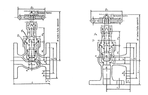 Marine PN1.6 MPa شفة برونزية وقف صمام HDMV13-00